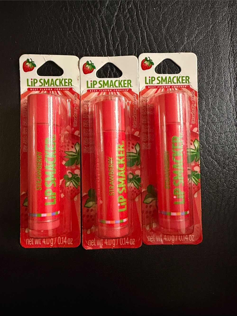Strawberry Lip Balm - Red (3-Pack)